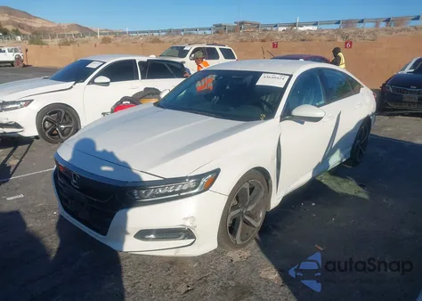 2018 Honda Accord Sport из США, поврежденный, VIN 1HGCV1F3XJA207935